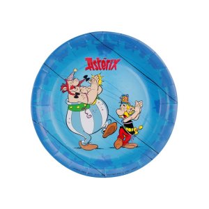 Papptallrikar - 23 cm - Asterix - 8 st