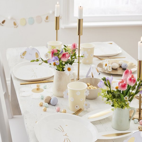 Placeringskort - Kanin - Daisy Crazy - 6-pack