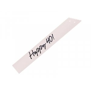 Sash - Happy 40  - Svart/Vit