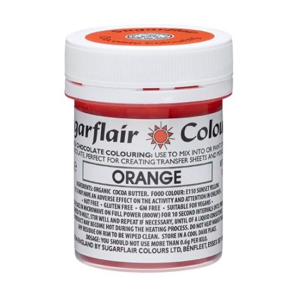 Sugarflair Chokladf�rg Orange 35g