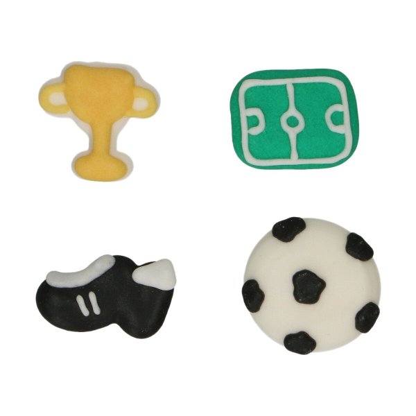 Sockerdekorationer - Fotboll - FunCakes - 8 st Sockerdekorationer - Fotboll - FunCakes - 8 st