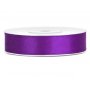 Satinband - M�rklila - (Bredd: 12 mm) - 25 meter