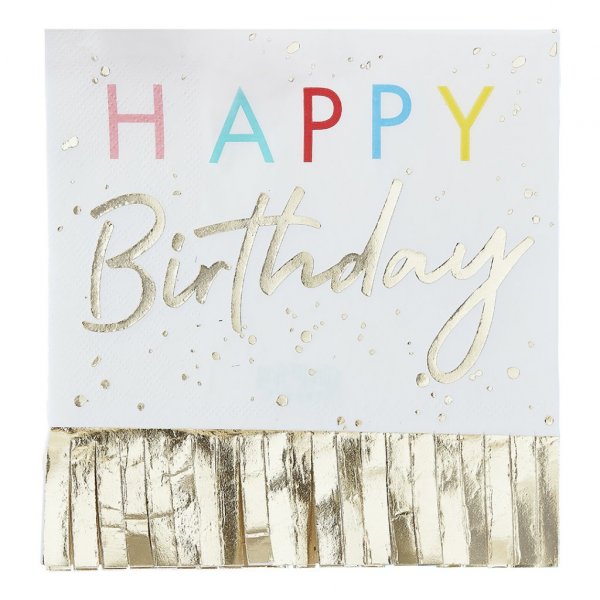 Servetter - Mix it Up - Rainbow - 16-pack