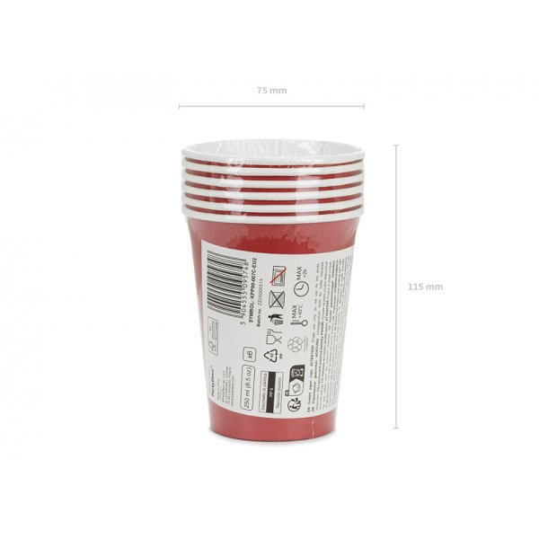 Pappersmugg - M�rkr�d