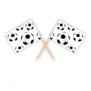 Cake Picks - Flaggor - Fotboll