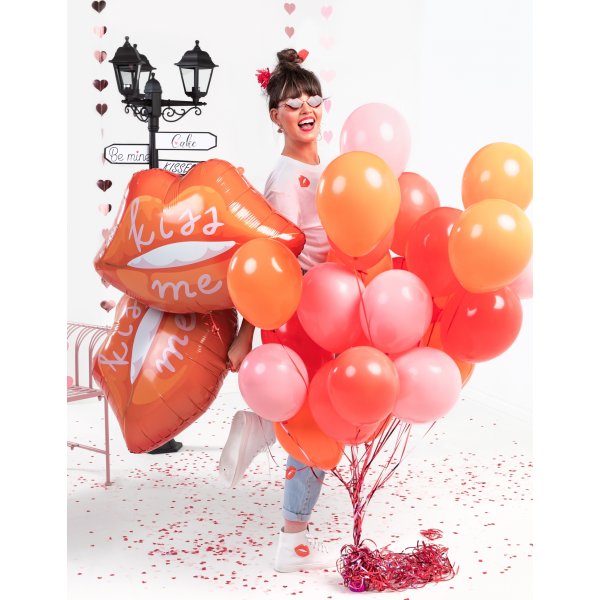 Konfetti - Hjrtan - Ljusrosa - 15 g