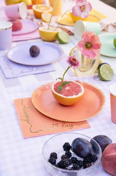 Servetter - Happy Birthday - Mixade färger - 12-pack Servetter - Happy Birthday - Mixade färger - 12-pack