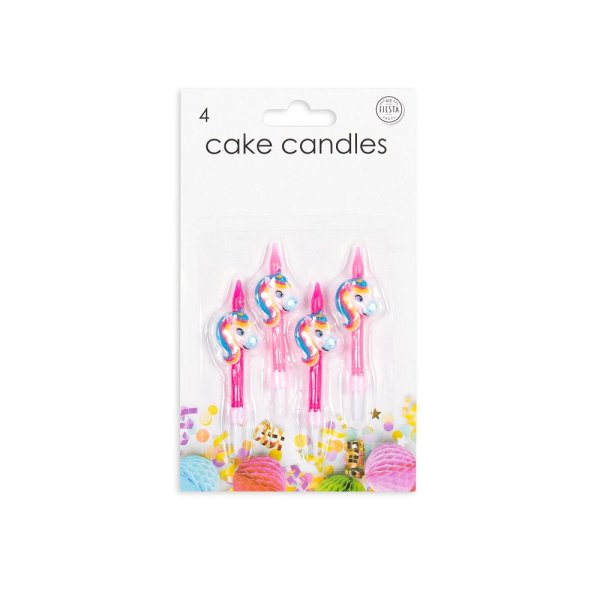 Tårtljus - Unicorn - 4-pack Tårtljus - Unicorn - 4-pack