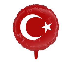 Folieballong - Turkiet - 45 cm