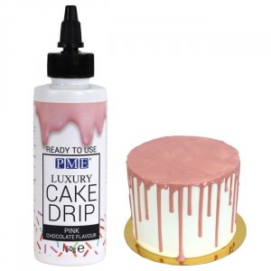 PME Cake Drip - Rosa Choklad