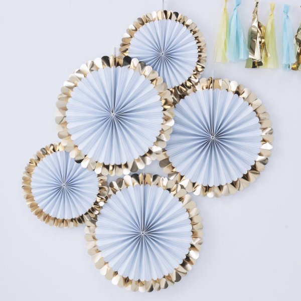 Pin Wheels - Pick & Mix Pastel - Baby Blue - 5-pack