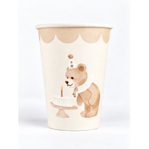 Pappmuggar - Birthday Bear - Lavenders Blue - 8-pack
