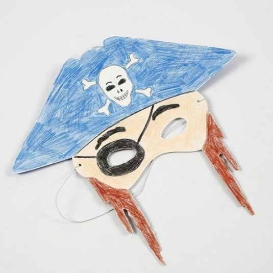 Kalasmasker - DIY - Pirates - 16-pack Kalasmasker - DIY - Pirates - 16-pack