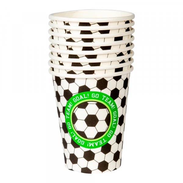 Pappmuggar - Fotboll - 8-pack