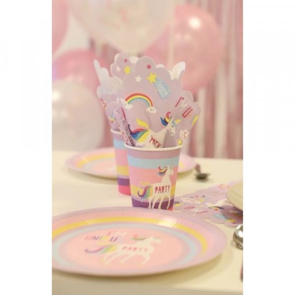 Servetter - Enh�rning - 16-pack - 33x33 cm