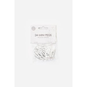 Miniklädnypor- Vita - 24-pack Miniklädnypor- Vita - 24-pack