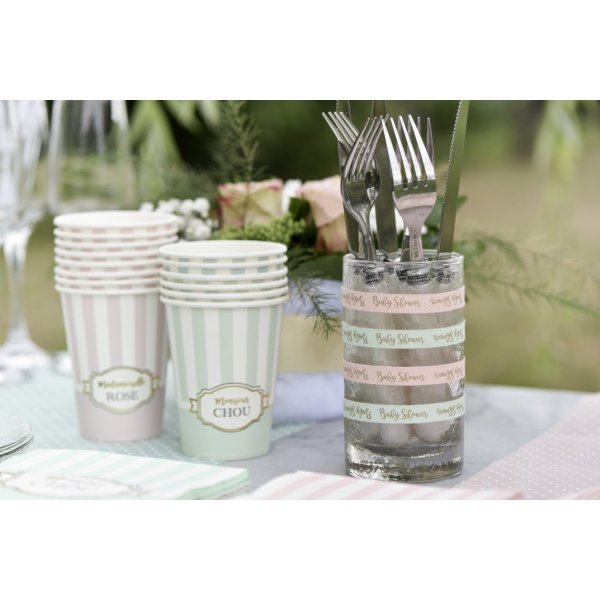 Självhäftande band - Baby Shower - Rosa Självhäftande band - Baby Shower - Rosa