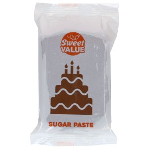 Sugarpaste/Sockerpasta - Brun - Sweet Value - 200 g