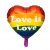 Folieballong - Hjrta - Love is love