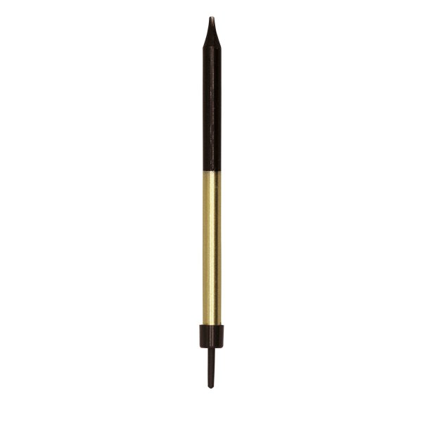 T�rtljus - Svart/Guld - 9,5 cm - 12-pack