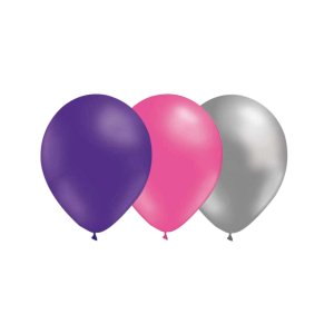 Ballonger - Mix - Lila/Rosa/Silver - 15-pack Ballonger - Mix - Lila/Rosa/Silver - 15-pack