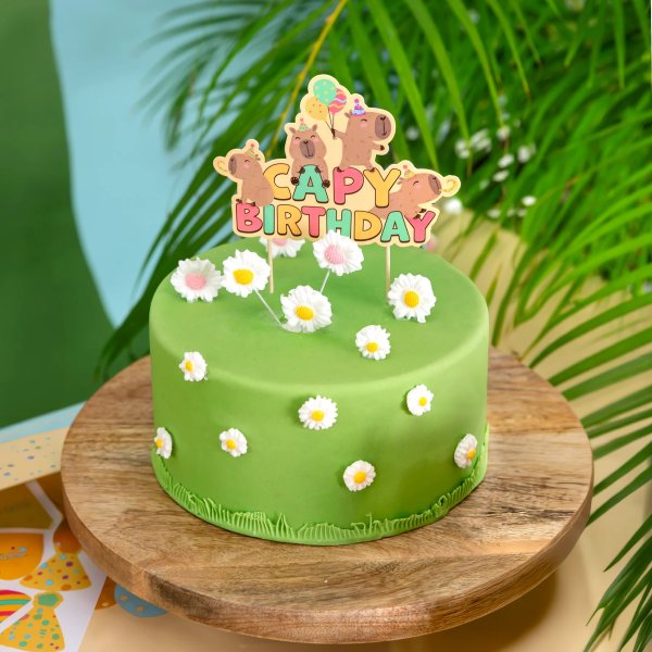 Cake topper - Capybara - Capy Birthday