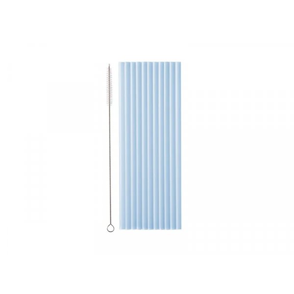 Sugr�r i plast, bl�, 12st