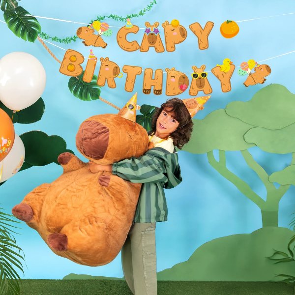 Girlang - Capybara - Capy Birthday - 210x18 cm Girlang - Capybara - Capy Birthday - 210x18 cm