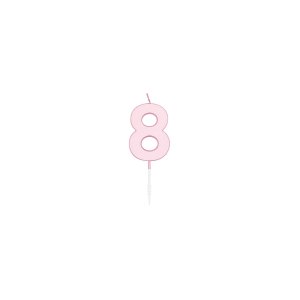 T�rtljus - Pastell Rosa - 4,5 cm
