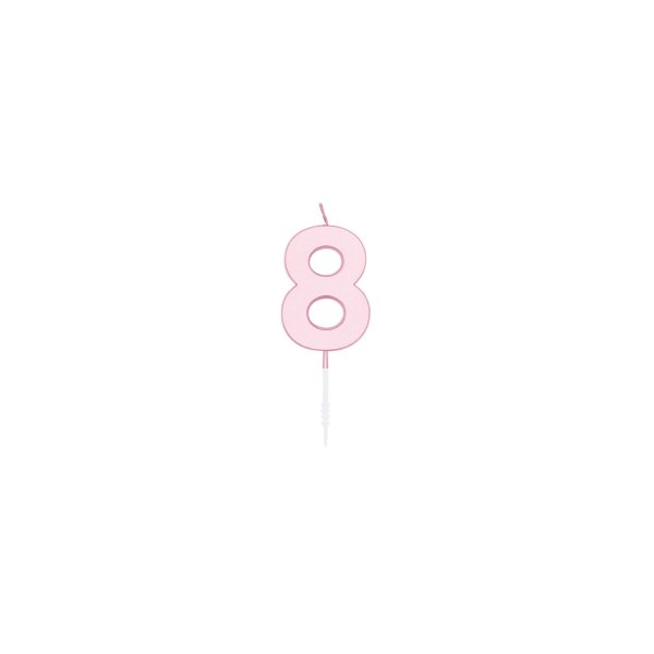 T�rtljus - Pastell Rosa - 4,5 cm