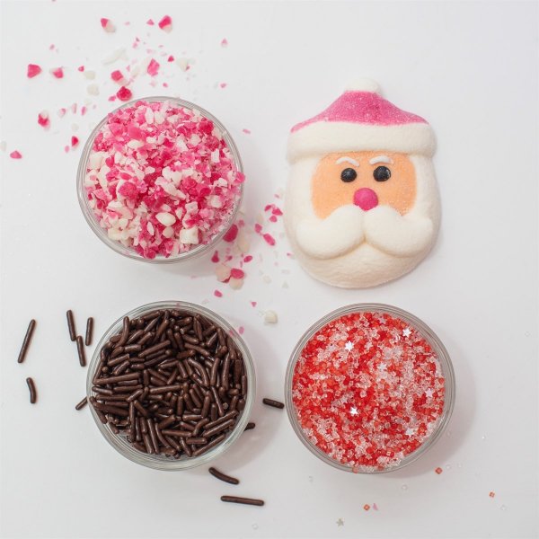 Dekoration till varm choklad - Tomte - Strössel - PME Dekoration till varm choklad - Tomte - Strössel - PME