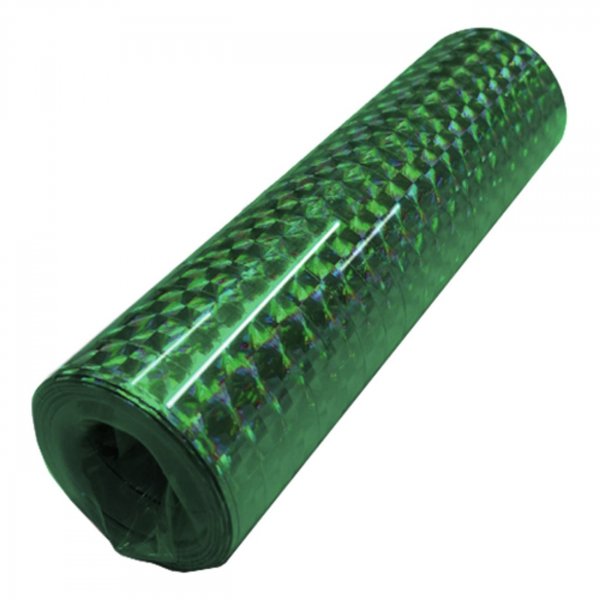 Serpentin Holografisk Grön 18x4m Serpentin Holografisk Grön 18x4m