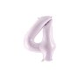 Sifferballonger pastellf�rgad lila, 72 cm - 4