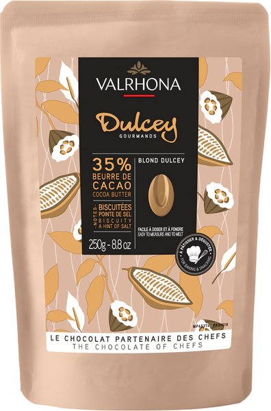 Vit choklad - Dulcey Karamelliserad - 250g - Valrhona Vit choklad - Dulcey Karamelliserad - 250g - Valrhona