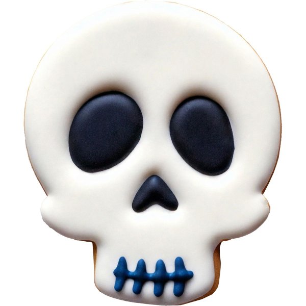 Pepparkaksform d�dskalle 7,5 cm