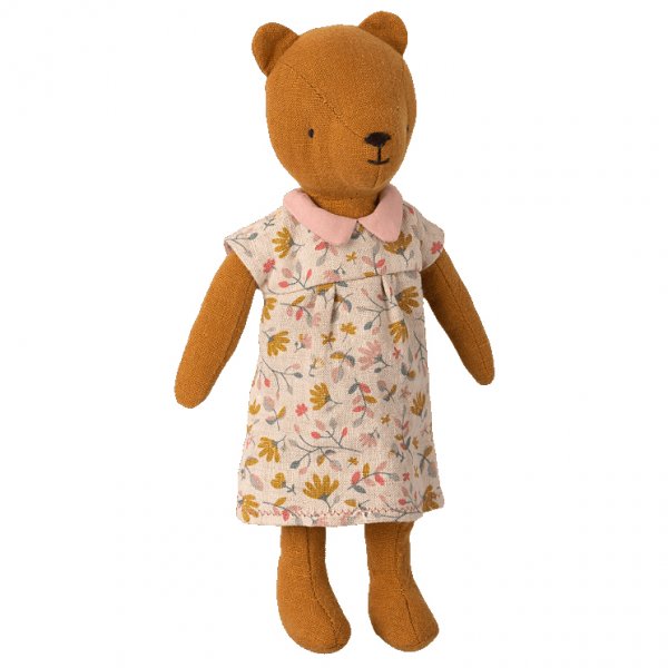 Blommig klänning med krage - Teddy Mamma Blommig klänning med krage - Teddy Mamma