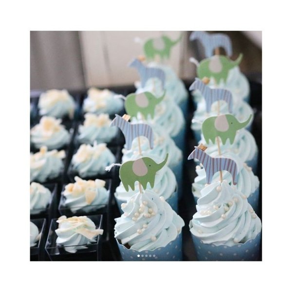 Muffinsformar Giraff & Zebra