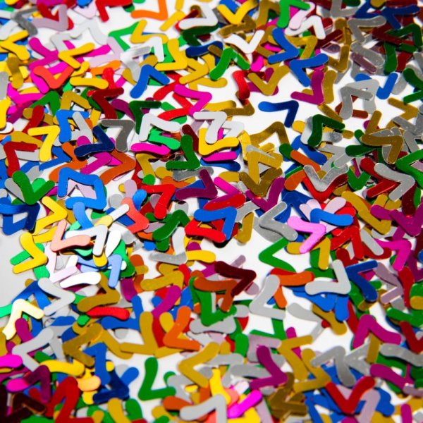 Bordskonfetti - Siffra 7 - Färgmix Metallic - 14g Bordskonfetti - Siffra 7 - Färgmix Metallic - 14g