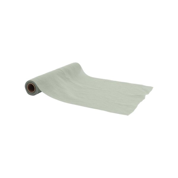 Bordsl�pare i tyg - Gr�n - 28 cm x 5 m