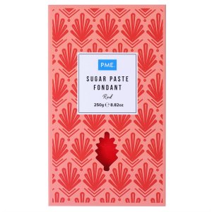Sugarpaste/Sockerpasta Premium - Rd -  PME - 250 g