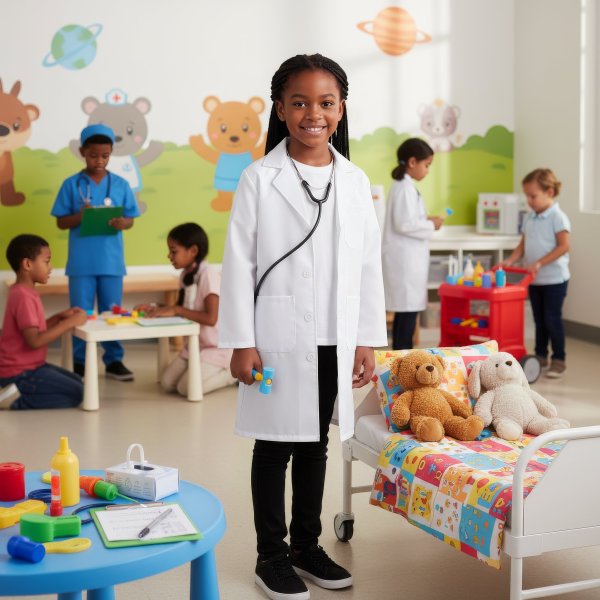 Utkl�dnad Doktor Vetenskapsman 7-9 �r