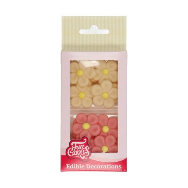 T�rtdekorationer Marsipan Blommor