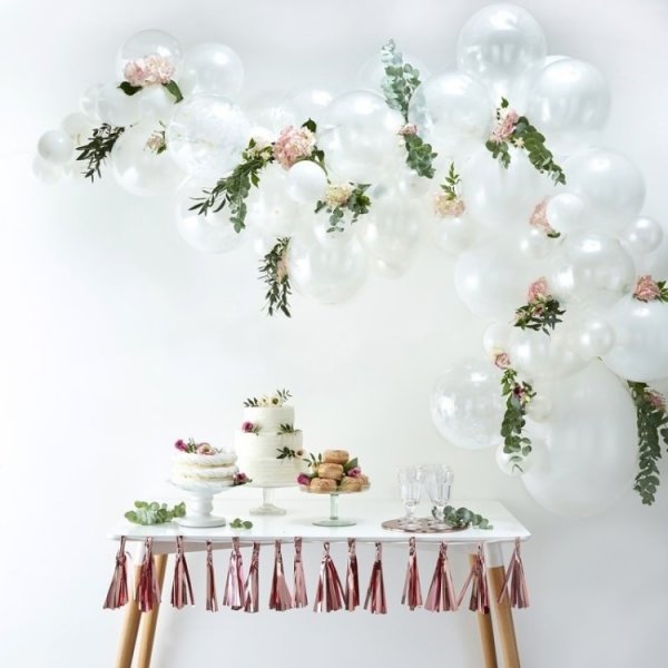 Ballongb�ge Vit Mix