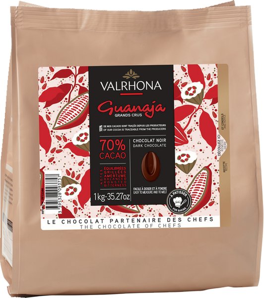 M�rk choklad - Guanaja - 1 kg - Valrhona
