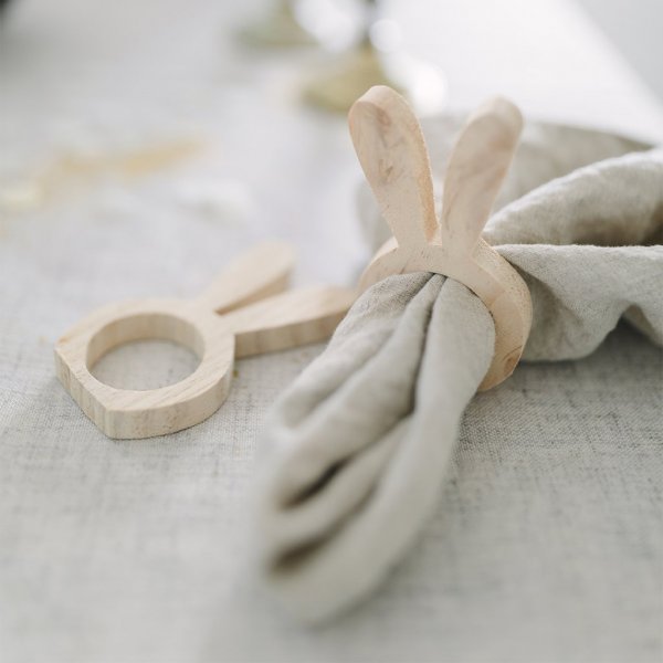 Servettringar - 2-pack - Påskharar Servettringar - 2-pack - Påskharar