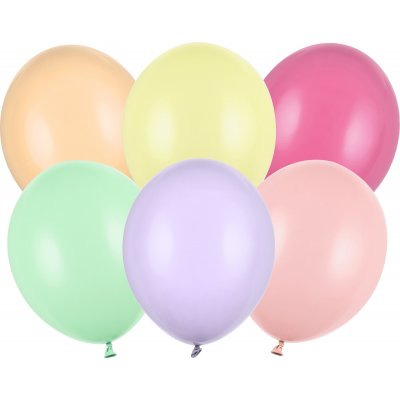 Pastellballonger - Premium 27 cm - Pastellmix Matt - 50-pack