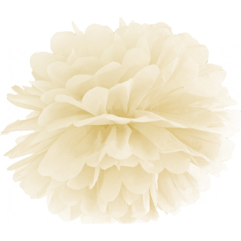Pom Pom – Ivory – Storlek: 35 cm – Pom Poms, Kalasdekorationer