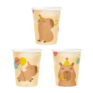 Pappmuggar - Capybara - 6-pack