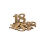 18 �r Bordsdekoration - Guld - 6-pack
