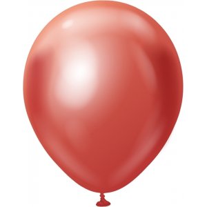 Ballonger enfrgade - Premium 30 cm - Red Chrome
